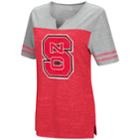 Women's Campus Heritage North Carolina State Wolfpack On The Break Tee, Size: Medium, Med Red