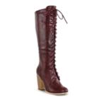 Olivia Miller Stanton Women's Lace-up Boots, Size: 11, Red Other