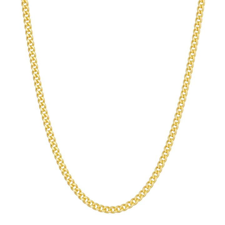 14k Gold Over Silver Curb Chain Necklace, Women's, Size: 24, Yellow