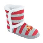 Women's Iowa State Cyclones Striped Boot Slippers, Size: Large, Team