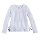 Girls 7-16 So&reg; Side Tie Sweatshirt, Size: 16, Natural