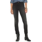 Women's Chaps Classic Fit Slim-leg Jeans, Size: 12, Grey