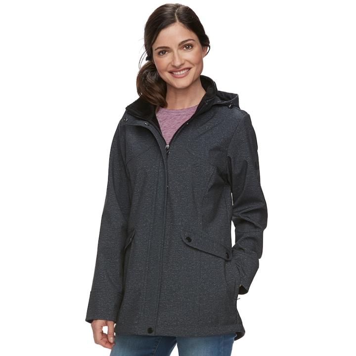 Women's Zeroxposur Giselle Hooded Soft Shell Jacket, Size: Xxl, Oxford