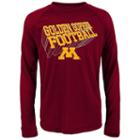 Boys 8-20 Minnesota Golden Gophers Dimensional Long-sleeve Performance Tee, Boy's, Size: L(14/16), Dark Red