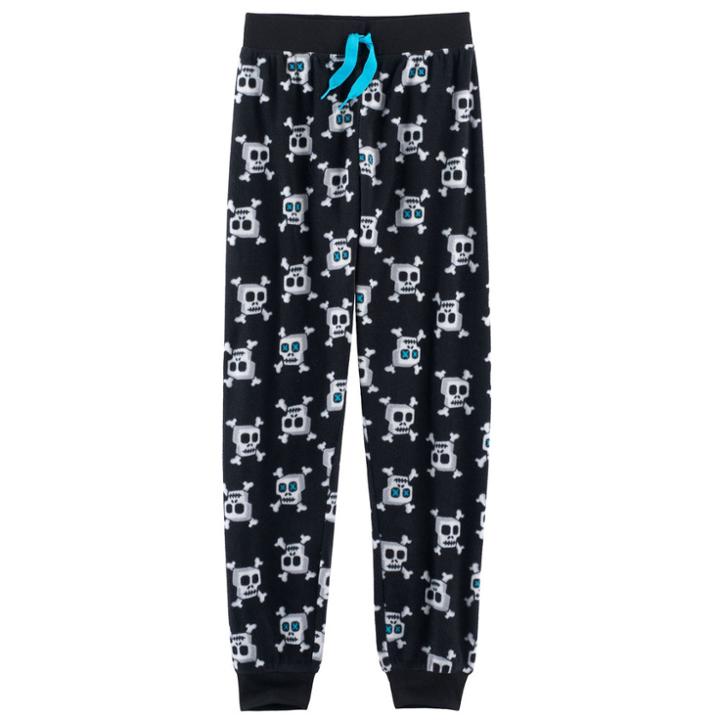Boys 4-20 Jelly Fish Print Lounge Pants, Size: Small, Black