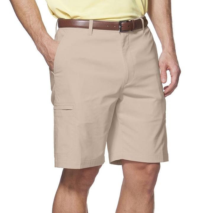 Men's Chaps Golf Cargo Shorts, Size: 32, Brown