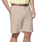 Men's Chaps Golf Cargo Shorts, Size: 32, Brown