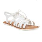 So&reg; Women's Jelly Gladiator Sandals, Size: Medium (7.5), White