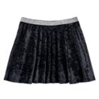 Girls 7-16 & Plus Size So&reg; Metallic Crushed Velvet Circle Skirt, Size: L/12, Oxford