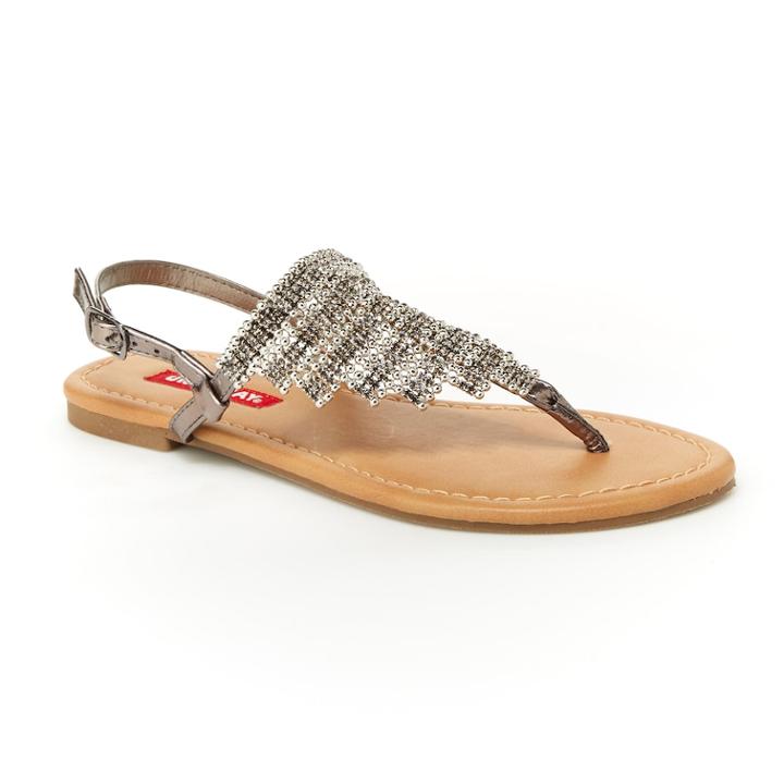 Unionbay Eden Women's Embellished Sandals, Size: 8, Grey