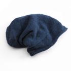 Sijjl Knit Slouchy Wool Beanie, Women's, Blue