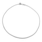 Wearable Art Omega Chain Necklace, Women's, Silver