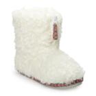 Women's So&reg; Zipper Bootie Slippers, Size: Medium, White