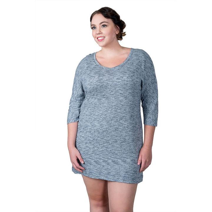 Plus Size Soybu Rosa Tunic Dress, Women's, Size: 2xl, Dark Blue