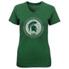 Girls 7-16 Michigan State Spartans Team Medallion Tee, Girl's, Size: L(14), Multicolor