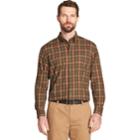 Men's Arrow Heritage Classic-fit Plaid Twill Button-down Shirt, Size: Medium, Green