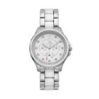 Juicy Couture Women's Gwen Crystal Stainless Steel Watch, Size: Medium, White