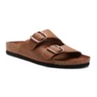 Sonoma Goods For Life&trade; Calligraphy Women's Leather Sandals, Size: Medium (9), Red/coppr (rust/coppr)