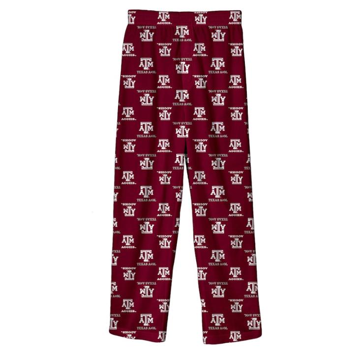 Boys 8-20 Texas A & M Aggies Team Logo Lounge Pants, Size: M 10-12, Dark Red