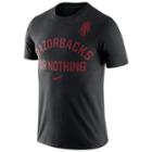 Men's Nike Arkansas Razorbacks Rally Tee, Size: Medium, Black