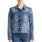Women's Rock & Republic&reg; Faded Jean Jacket, Size: Medium, Dark Blue