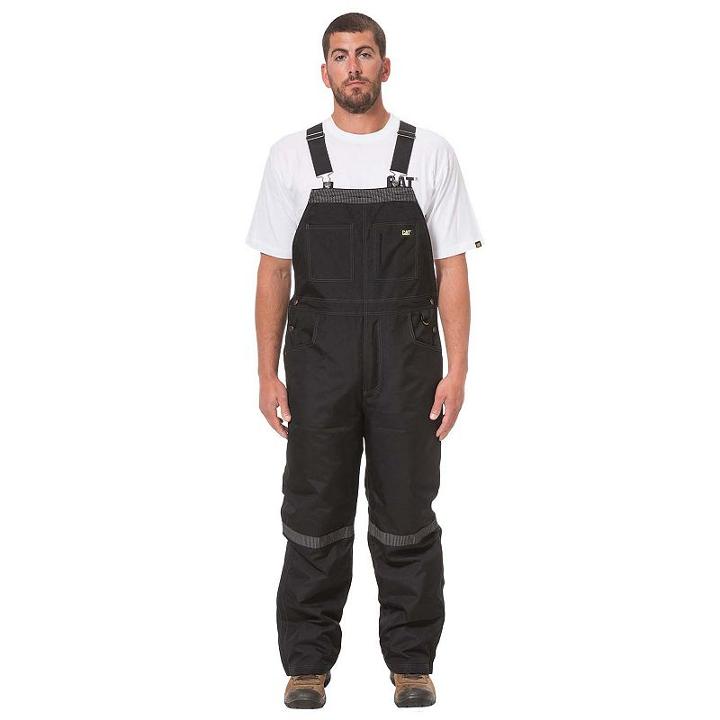 Men's Caterpillar Instigator Insulated Bib Overall, Size: Xxl, Black