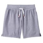Girls 7-16 & Plus Size So&reg; Glitter Midi Shorts, Girl's, Size: 14 1/2, Med Grey