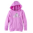 Girls 4-6x Adidas Foil Performance Hoodie, Size: 5, Lt Purple