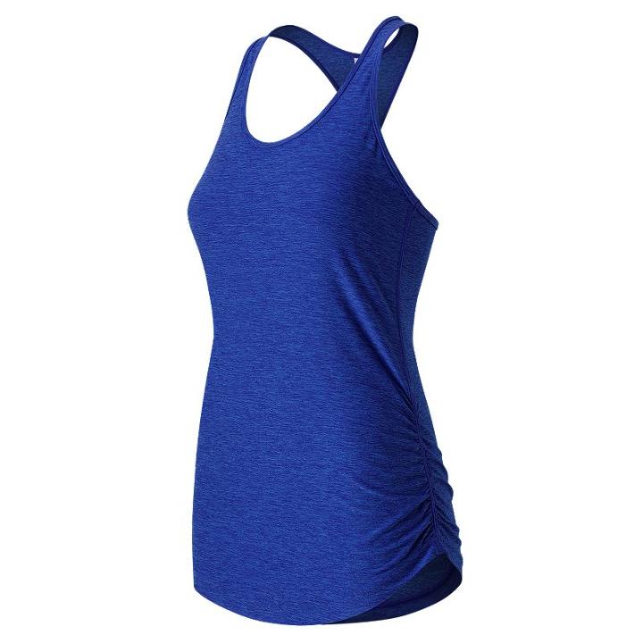 Women's New Balance The Perfect Shirred Racerback Workout Tank, Size: Medium, Ovrfl Oth