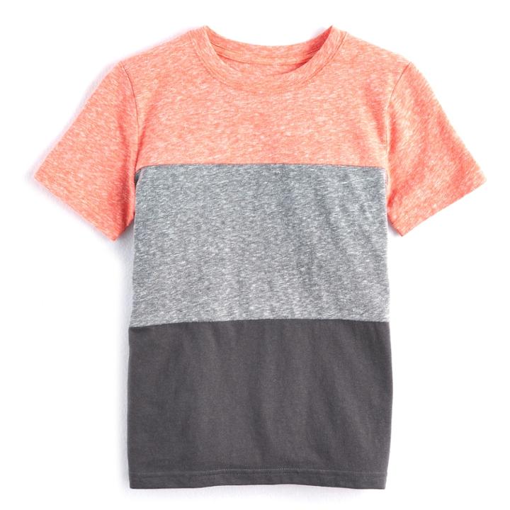 Boys 4-10 Jumping Beans&reg; Colorblock Tee, Size: 8, White