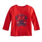 Baby Boy Jumping Beans&reg; Slubbed Graphic Tee, Size: 6 Months, Med Red
