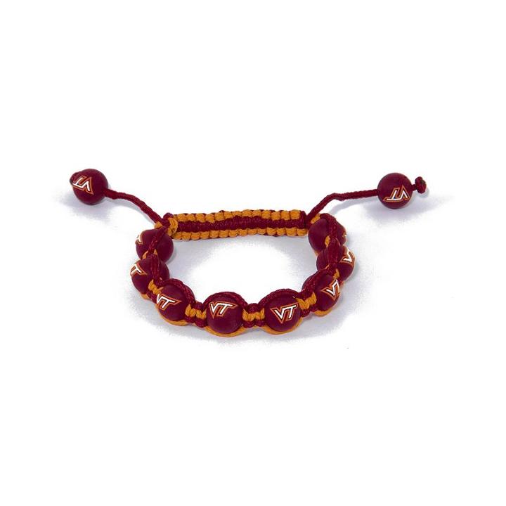 Virginia Tech Hokies Bead Bracelet, Girl's, Multicolor