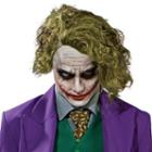 Adult Dc Comics Batman Dark Knight Joker Costume Wig, Green