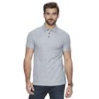 Big & Tall Men's Marc Anthony Luxury+ Solid Slim-fit Pique Polo, Size: M Tall, Light Blue
