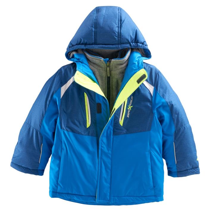 Boys 4-7 Zeroxposur Drake Heavyweight Jacket, Size: Large, Med Blue