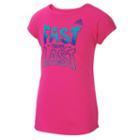 Girls 7-16 Adidas Climalite Drop Shoulder Graphic Tee, Girl's, Size: Large, Med Pink