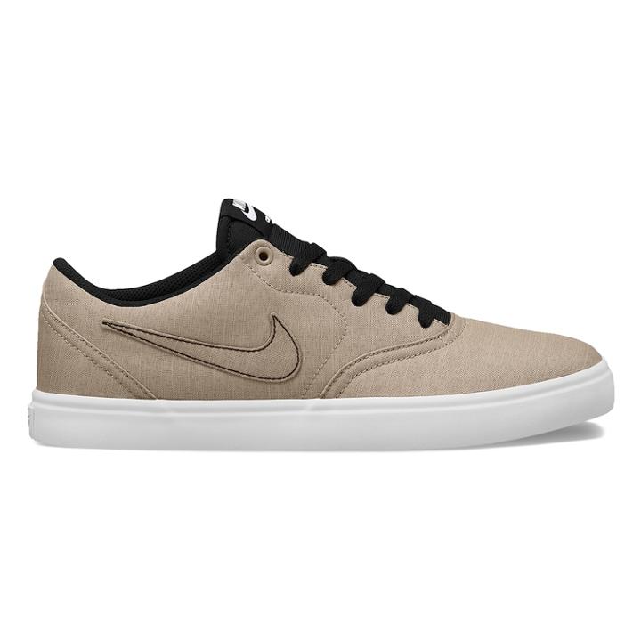 Nike Sb Check Solarsoft Canvas Premium Men's Skate Shoes, Size: 10.5, Red/coppr (rust/coppr)