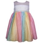 Girls 4-6x Blueberi Boulevard Glittery Tulle Dress, Size: 6x, Blue