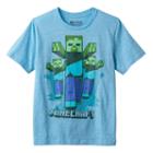 Boys 8-20 Minecraft Zombie Tee, Boy's, Size: Medium, Blue (navy)