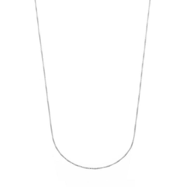 Pure 100 Box Chain Necklace, Women's, Grey