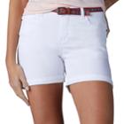 Women's Lee Cora Belted Jean Shorts, Size: 4 - Regular, White