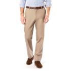 Big & Tall Dockers&reg; Stretch Signature Khaki D3 Classic-fit Flat-front Pants, Men's, Size: 46x34, Dark Beige