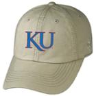 Adult Top Of The World Kansas Jayhawks Crew Adjustable Cap, Men's, Beig/green (beig/khaki)
