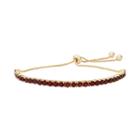 14k Gold Over Silver Garnet Lariat Bracelet, Women's, Size: 9, Red
