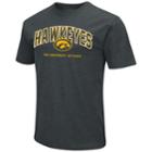 Men's Iowa Hawkeyes Wordmark Tee, Size: Medium, Black