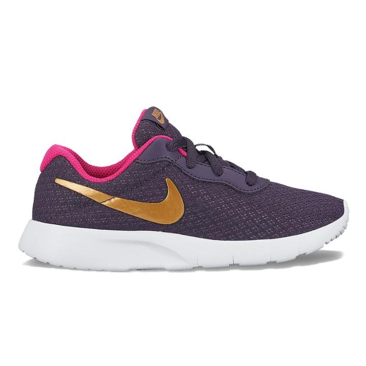 Nike Tanjun Preschool Girls' Shoes, Size: 12, Drk Purple