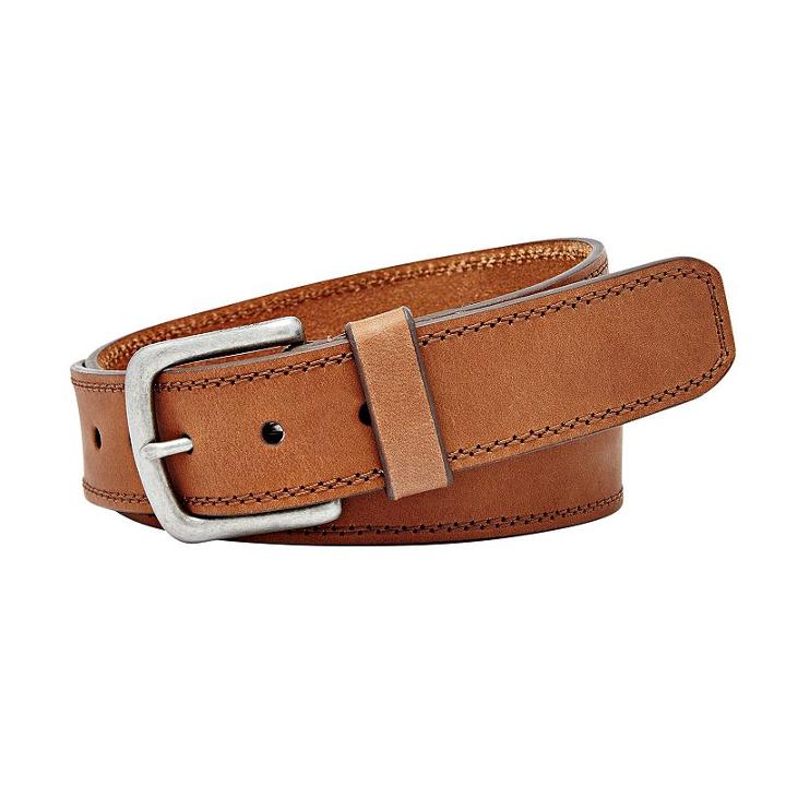Men's Relic Leather Belt, Size: 40, Lt Brown
