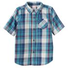 Boys 4-10 Jumping Beans&reg; Plaid Button-down Shirt, Boy's, Size: 7, Turquoise/blue (turq/aqua)