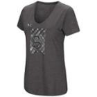 Women's Under Armour Colorado Rockies Heat Gear Streak Tee, Size: Small, Dark Grey
