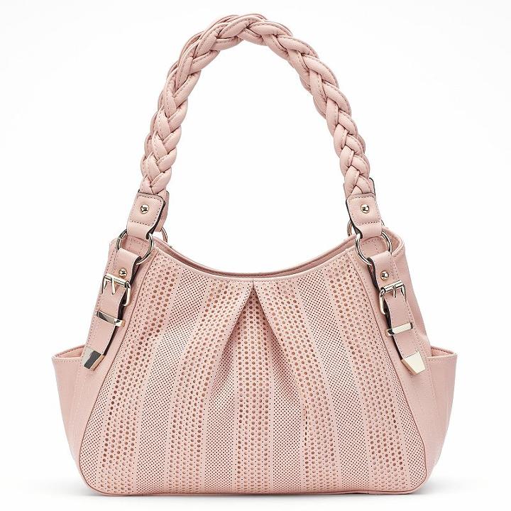 Apt. 9&reg; Brady Pleated Shopper, Women's, Light Pink